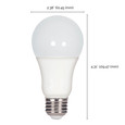 SATCO Lighting S28789 15.5W, A19 LED, 2700K, Medium Base, 220 degree Beam Angle, 120V, 4-Pack