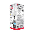 SATCO Lighting S21308 5.5W CA10 LED, Frost, Candelabra Base, 90 CRI, 3000K, 120V