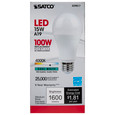 Satco Lighting SAT-S29817 15 Watt - A19 LED - Frosted - 4000K - Medium base - 220 deg. Beam Angle - 120 Volt