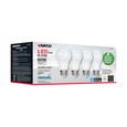 SATCO Lighting S39597 9.5W, A19 LED, Frost, 5000K, Medium Base, 220 degree Beam Angle, 120V, Non-Dimmable, 4-Pack