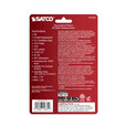 SATCO Lighting S21839 3W CA10 LED, Clear, Candelabra Base, 2700K, 200 Lumens, 120V, 2-Pack
