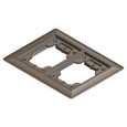 Steel City P64P-2G-CP-BRN BROWN 2-GANG NONMETAL.CARPET FLANGE