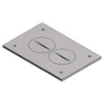 Steel City P 64 DU AL MULTI-GANG CVR PLT 4.5X3IN AL