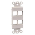 Steel City OPODEC4-WH DECORA ADAPTER, 4-PORT, KEYSTONE