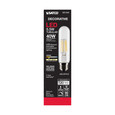 SATCO Lighting S21345 5.5W T10 LED, Clear, Medium Base, 90 CRI, 3000K, 120V