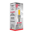 Satco Lighting SAT-S28684 4 Watt - LED - 3000K - Clear - Mini Candelabra base - 120-130 Volt