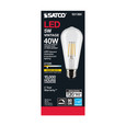 SATCO Lighting S21360 5W ST19 LED, Clear, Medium Base, 90 CRI, 2700K, 120V