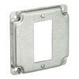 Steel City RS 16 CC 4SQ SURF CVR, 1 GFI, 1/2 RSD