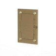 Steel City P64-GFCI P64 SERIES FB BRASS GFCI COVER