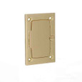 Steel City P64-GFCI P64 SERIES FB BRASS GFCI COVER