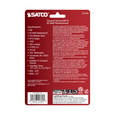 SATCO Lighting S21856 8W BT15 LED, Clear, Medium Base, 2700K, 800 Lumens, 120V