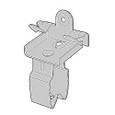 Steel City SSF-CS1-H1/2 Clip, Flange-Mount Snap-In