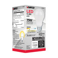 SATCO Lighting S28651 11.5W, A19 LED, 90CRI, 3000K, Medium Base, 220 degree Beam Angle, 120V, 1100 Lumens, CEC