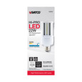 Satco Lighting SAT-S49391 22 Watt LED HID Replacement - 80 CRI - 5000K - Type B - Ballast Bypass - Medium base - Economy Hi-Pro