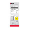 SATCO Lighting S49391 22W LED HID Replacement, 80 CRI, 5000K, Type B, Ballast Bypass, Medium Base, Economy Hi-Pro