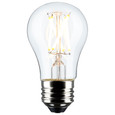 SATCO Lighting S21873 5.5W A15 LED, Clear, Medium Base, 2700K, 450 Lumens, 2-Pack