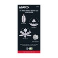 SATCO Lighting S39679 90W LED HID Replacement, 5000K, Mogul Extended Base, Adjustable Beam Angle, Type B Ballast Bypass, 100-277V