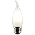 SATCO Lighting S21311 3W CA10 LED, Frost, Medium Base, 90 CRI, 2700K, 120V