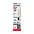 SATCO Lighting S21347 5.5W T10 LED, Clear, Medium Base, 90 CRI, 5000K, 120V