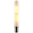 SATCO Lighting S21377 4W T6.5 LED, Frosted, Double Contact Bayonet Base, 4000K, 360 Lumens, 120V