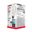SATCO Lighting S21362 5W ST19 LED, Clear, Medium Base, 90 CRI, 4000K, 120V