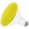 Satco Lighting SAT-S29484 11.5 Watt PAR38 LED - Yellow - 90 degree Beam Angle - Medium base - 120 Volt