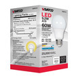 Satco Lighting SAT-S25012 9.2 Watt A19 LED - 5000K - Medium base - 220 deg. Beam Angle - 12V-24VAC - 12V-34VDC