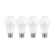 SATCO Lighting S29558 9.5W, A19 LED, Frosted, 4000K, Medium Base, 220 degree Beam Angle, 120V, Non-Dimmable, 4-Pack