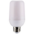 SATCO Lighting S29806 2.5W LED Flame Bulb, T19, Medium Base, 120V
