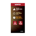 SATCO Lighting S29806 2.5W LED Flame Bulb, T19, Medium Base, 120V