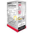 SATCO Lighting S8570 3 Watt/9 Watt/12W, A19 LED, 3-way, Frosted, 2700K, Medium Base, 120V