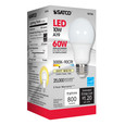 SATCO Lighting S9704 10W, A19 LED, 3000K, Medium Base, 220 degree Beam Angle, 90CRI, 120V