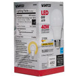 SATCO Lighting S9590 6W, A19 LED, Frosted, 2700K Medium Base, 220 degree Beam Angle, 120V, Non-Dimmable