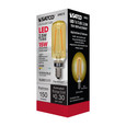 SATCO Lighting S9873 2.5W T6 LED, Amber, Candelabra Base, 2000K, 150 Lumens, 120V