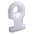 Ty-Rap TC804-TB MINI MTG BASE .4X.3IN NAT NYLON SCR