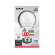 Satco Lighting SAT-S9594 9.5 Watt - A19 LED - Frosted - 3000K Medium base - 220 deg. Beam Angle - 120 Volt - Non-Dimmable
