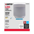 SATCO Lighting S29449 15W, PAR38 LED, 5000K, 40 degree Beam Angle, Medium Base, 120V