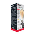 SATCO Lighting S9577 2.5W ST19 LED, Transparent Amber, Medium Base, 2000K, 220 Lumens, 120V