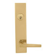 Omnia D12036A Single Cylinder Deadbolt Lever Lockset, 5 1/2" Center to Center, 10 9 ⁄16" Overall Length, 2 3 ⁄8" Width, 21 ⁄2" Projection