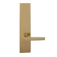 Omnia D12036PD Solid Brass Dummy Deadbolt Lever Lockset with Plates Omnia D12036PD