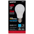 Satco Lighting SAT-S29813 11 Watt - A19 LED - 5000K - Medium base - 220 deg. Beam Angle - 120 Volt