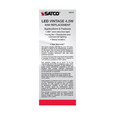 SATCO Lighting S9578 4.5W ST19 LED, Transparent Amber, Medium Base, 2000K, 350 Lumens, 120V