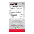 SATCO Lighting S9966 4.5W A19 LED, Amber, Medium Base, 2000K, 260 Lumens, 120V