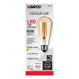Satco Lighting SAT-S9579 7 Watt ST19 LED - Transparent Amber - Medium base - 2000K - 650 Lumens - 120 Volt
