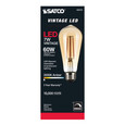 Satco Lighting SAT-S9579 7 Watt ST19 LED - Transparent Amber - Medium base - 2000K - 650 Lumens - 120 Volt