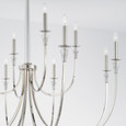 Capital Lighting CAP-441801 Laurent Traditional 12-Light Chandelier