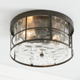 Capital Lighting 225021 Bristol Urban / Industrial 2-Light Flush Mount