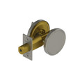 Hager 3220 Grade 2 Thumbturn x Blank Plate Deadbolt, Conventional Cylinder, Square Corner Strike