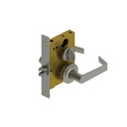 Hager 3810S - 3800 Series Grade 1 Passage Mortise Lock Lever with Rose, Non-keyed, 2-3/4" Backset