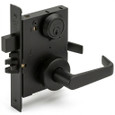 Hager 3853S 3800 Series Grade 1 Entry Mortise Lock with Rose and 2-3/4" Backset